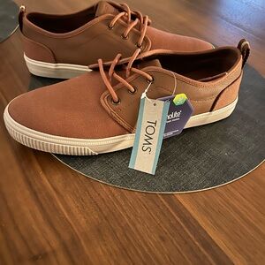 TOMS Men's Brown Canvas Sneakers